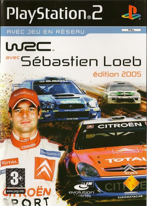 WRC: Rally Evolved box art for Playstation 2